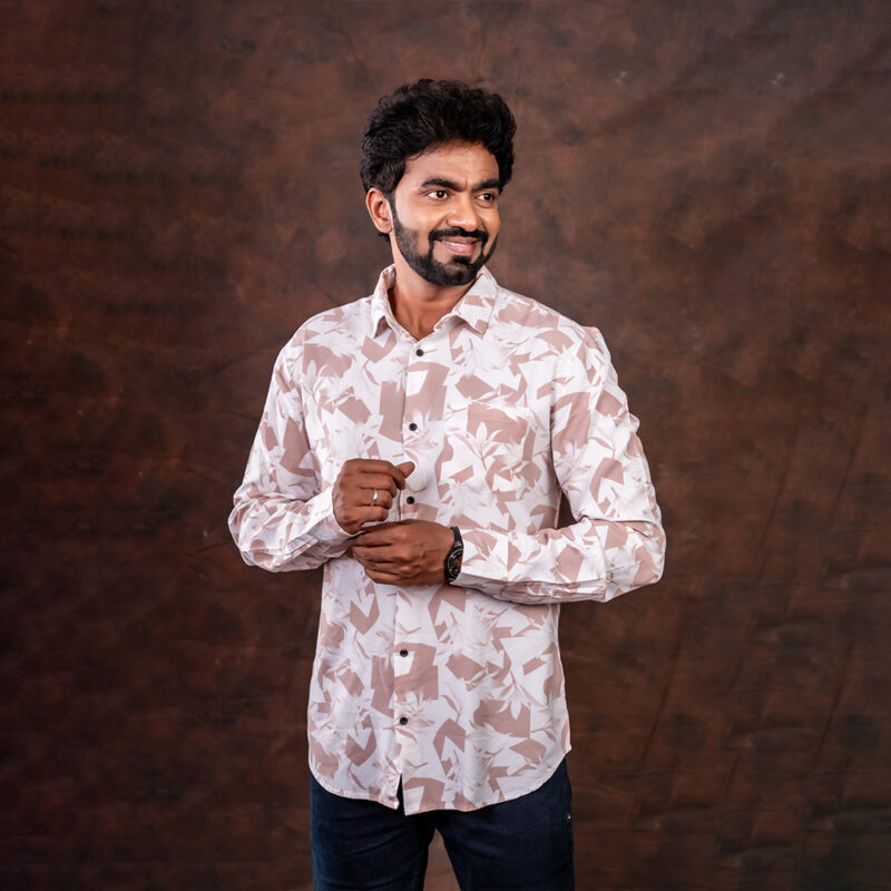 Modern Lyocell Print Shirt