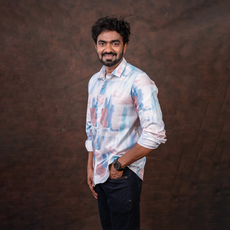 Pastel Brushstrokes Printed Shirt