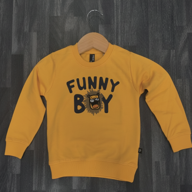 Mustard “Funny Boy” Kids Sweatshirt Age (1-2) years