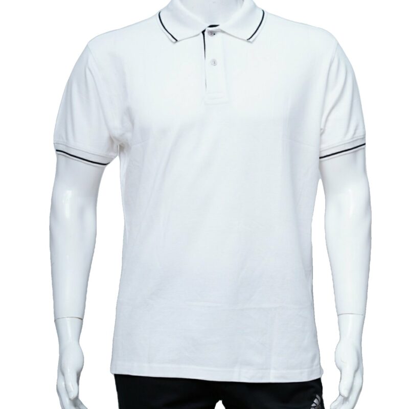 Premium Men’s Polo T-Shirt – Classic White